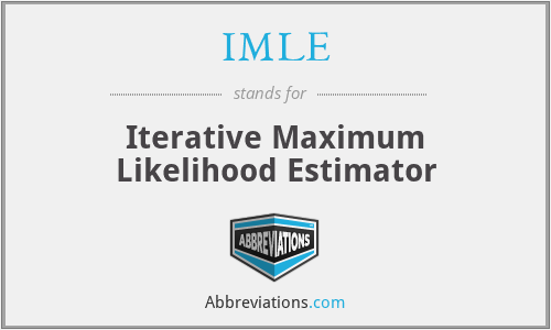 What does IMLE stand for?