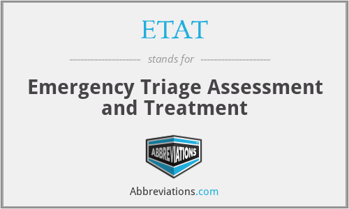 What does ETAT stand for?