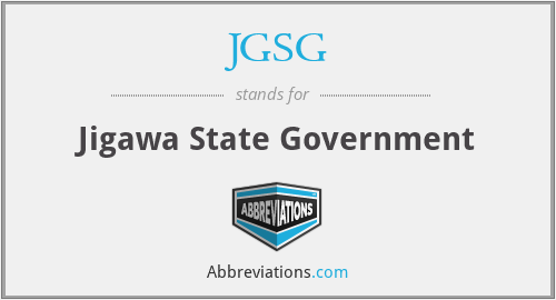 What does JGSG stand for?