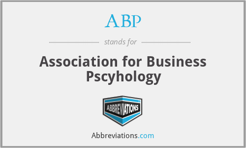 ABP - Association for Business Pscyhology