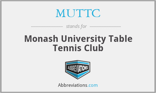 MUTTC - Monash University Table Tennis Club