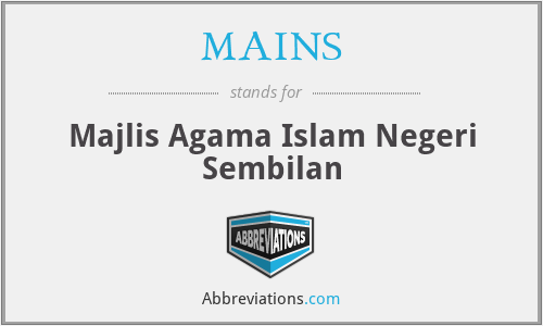MAINS - Majlis Agama Islam Negeri Sembilan