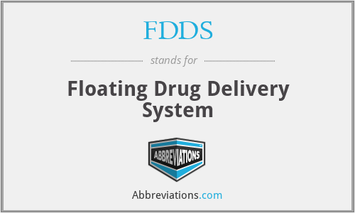 What does FDDS stand for?