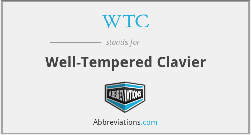 WTC - Well-Tempered Clavier