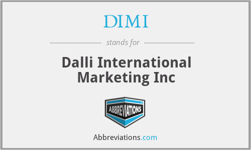 What does DIMI stand for?