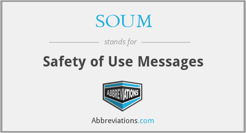 What does SOUM stand for?