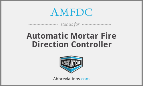 What does AMFDC stand for?