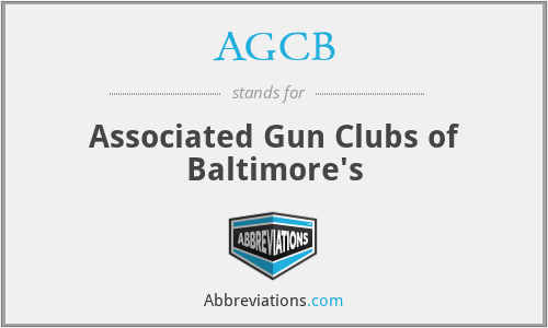 AGCB - Associated Gun Clubs of Baltimore's