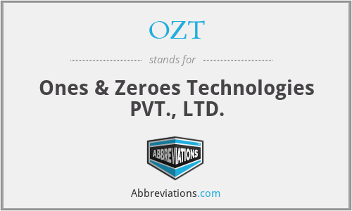 What does OZT stand for?