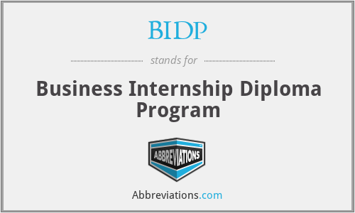 BIDP - Business Internship Diploma Program