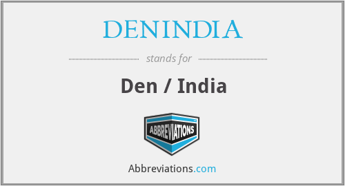What does DENINDIA stand for?