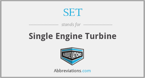 SET - Single Engine Turbine