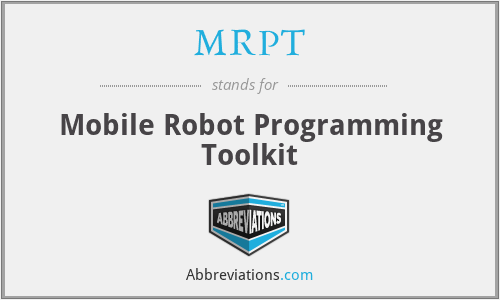 MRPT - Mobile Robot Programming Toolkit