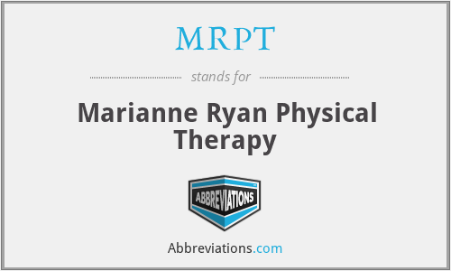 MRPT - Marianne Ryan Physical Therapy
