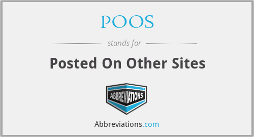 What does POOS stand for?