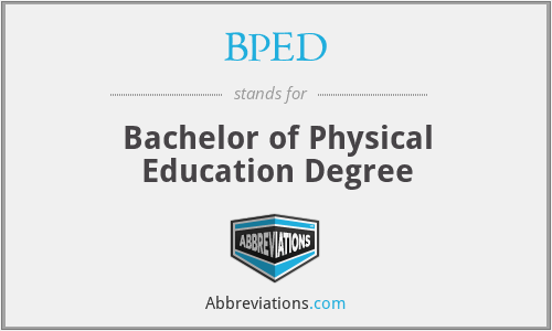 degree courses in physical education
