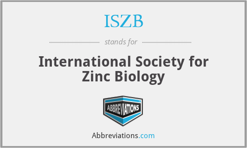 What does ISZB stand for?