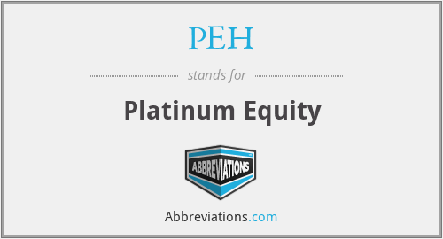 What does PEH stand for?