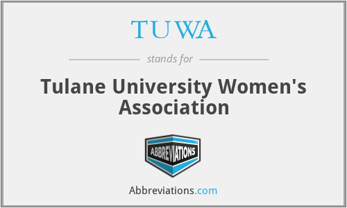 What does TUWA stand for?