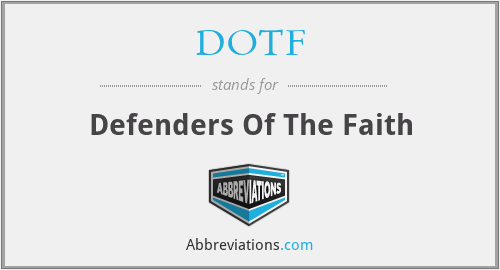 What does DOTF stand for?