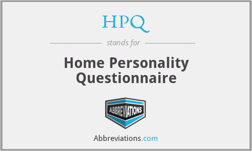 What does HPQ stand for?