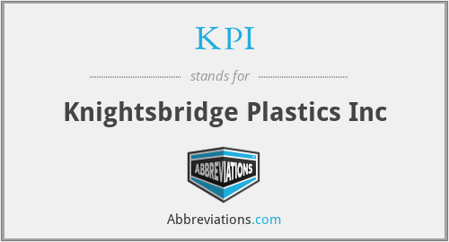 KPI - Knightsbridge Plastics Inc