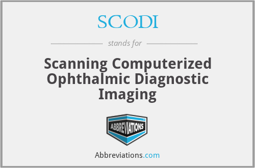 SCODI - Scanning Computerized Ophthalmic Diagnostic Imaging