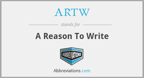 ARTW - A Reason To Write