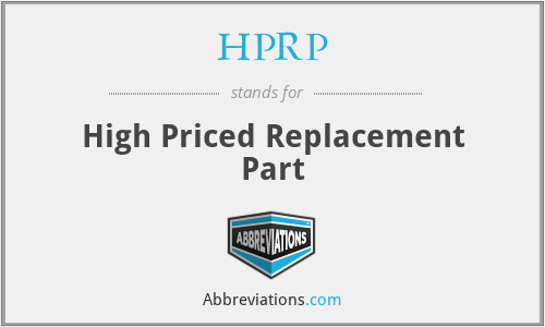 What does HPRP stand for?