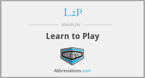 What does L2P stand for?