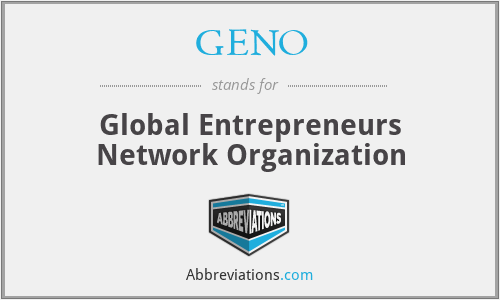 GENO - Global Entrepreneurs Network Organization