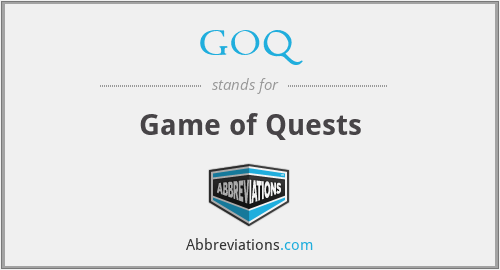 What does GOQ stand for?