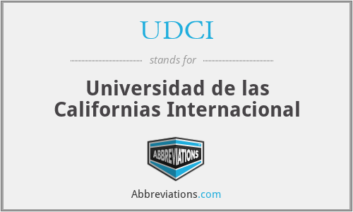 UDCI - Universidad de las Californias Internacional