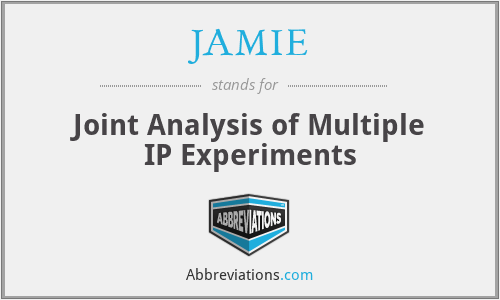 JAMIE - Joint Analysis of Multiple IP Experiments