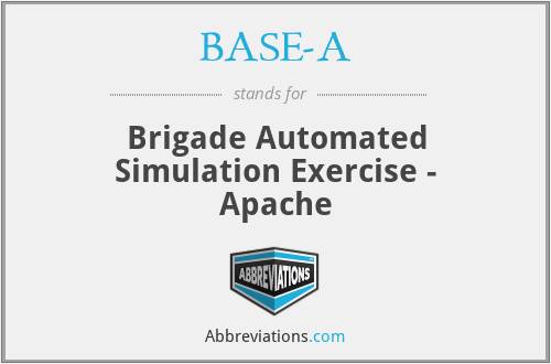 BASE-A - Brigade Automated Simulation Exercise - Apache