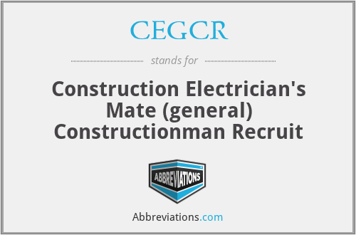 What does CEGCR stand for?