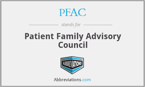 What does PFAC stand for?
