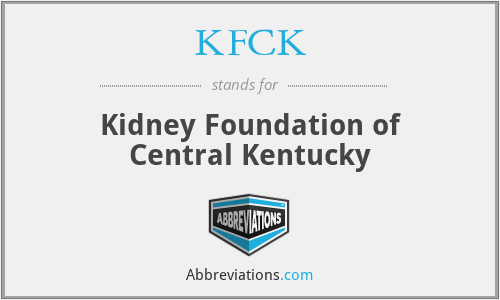 KFCK - Kidney Foundation of Central Kentucky