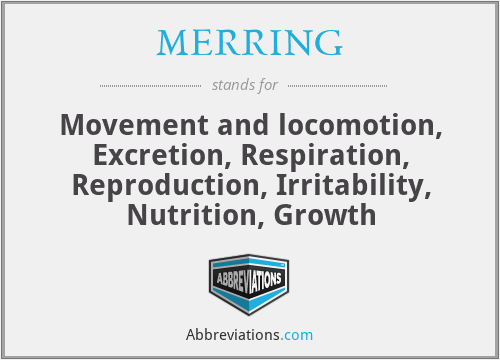 What does MERRING stand for?