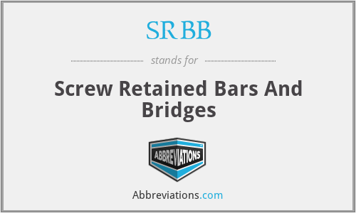 What does SRBB stand for?