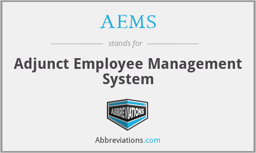 AEMS - Adjunct Employee Management System