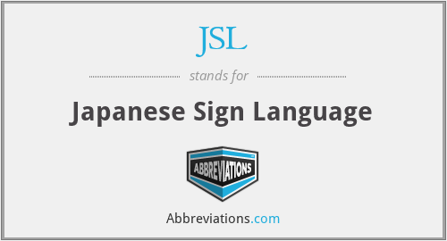 Jsl Japanese Sign Language