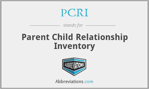 Pcri Parent Child Relationship Inventory