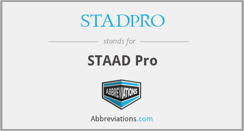What does STADPRO stand for?