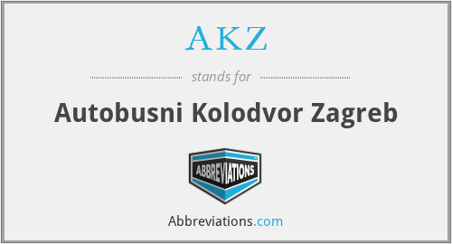 What does AKZ stand for?