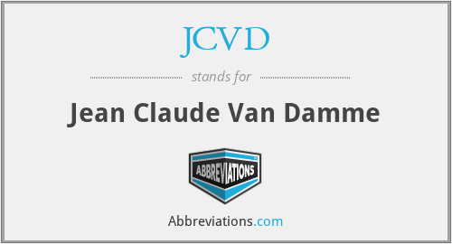 JCVD - Jean Claude Van Damme