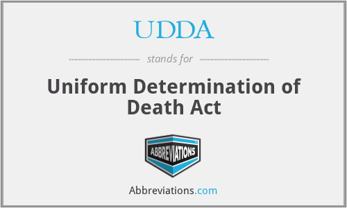 What does UDDA stand for?