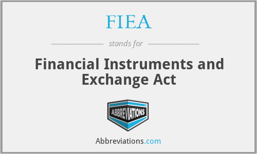 FIEA - Financial Instruments and Exchange Act