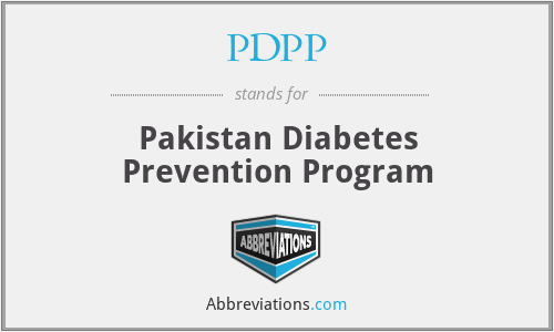 PDPP - Pakistan Diabetes Prevention Program