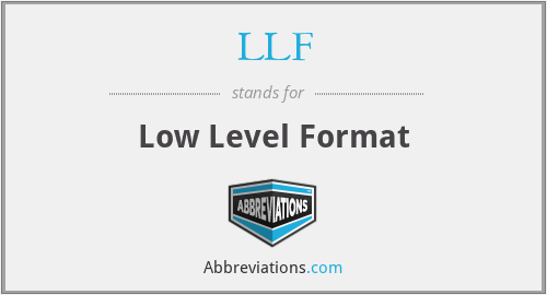 What does LLF stand for?